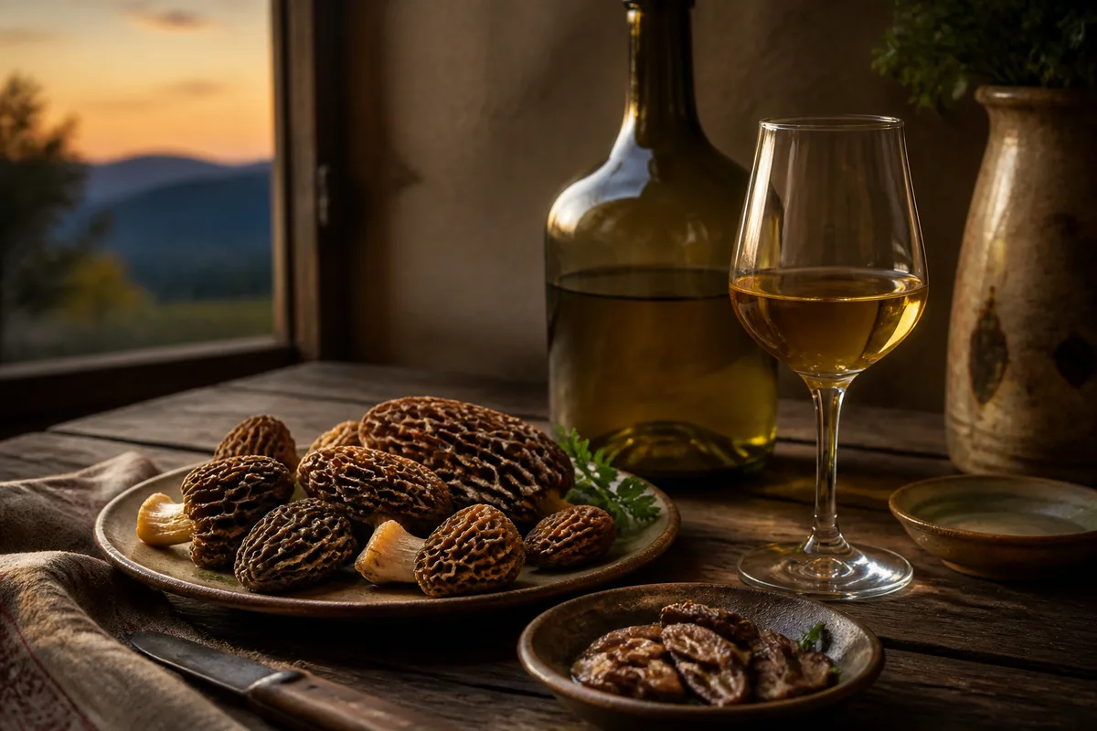 Morilles et vin jaune, le duo qui structure les cartes jurassiennes