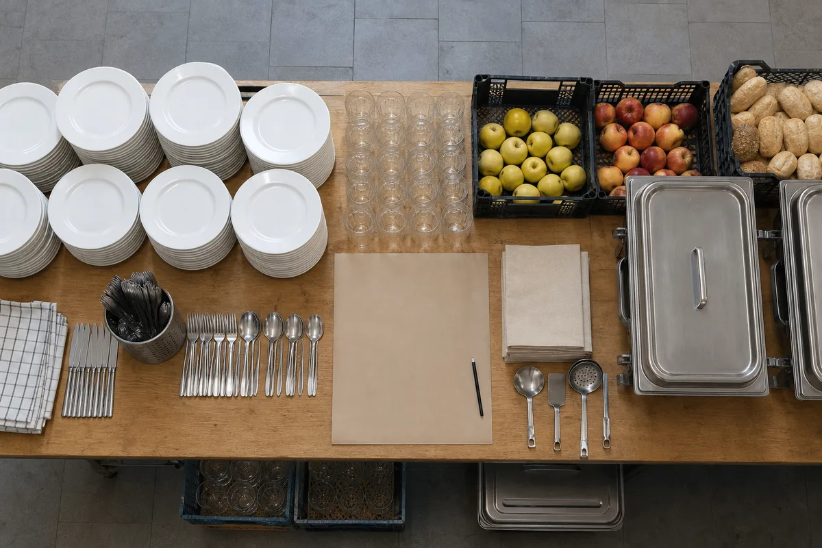 Organiser un repas associatif de quatre-vingts couverts sans mauvaise surprise
